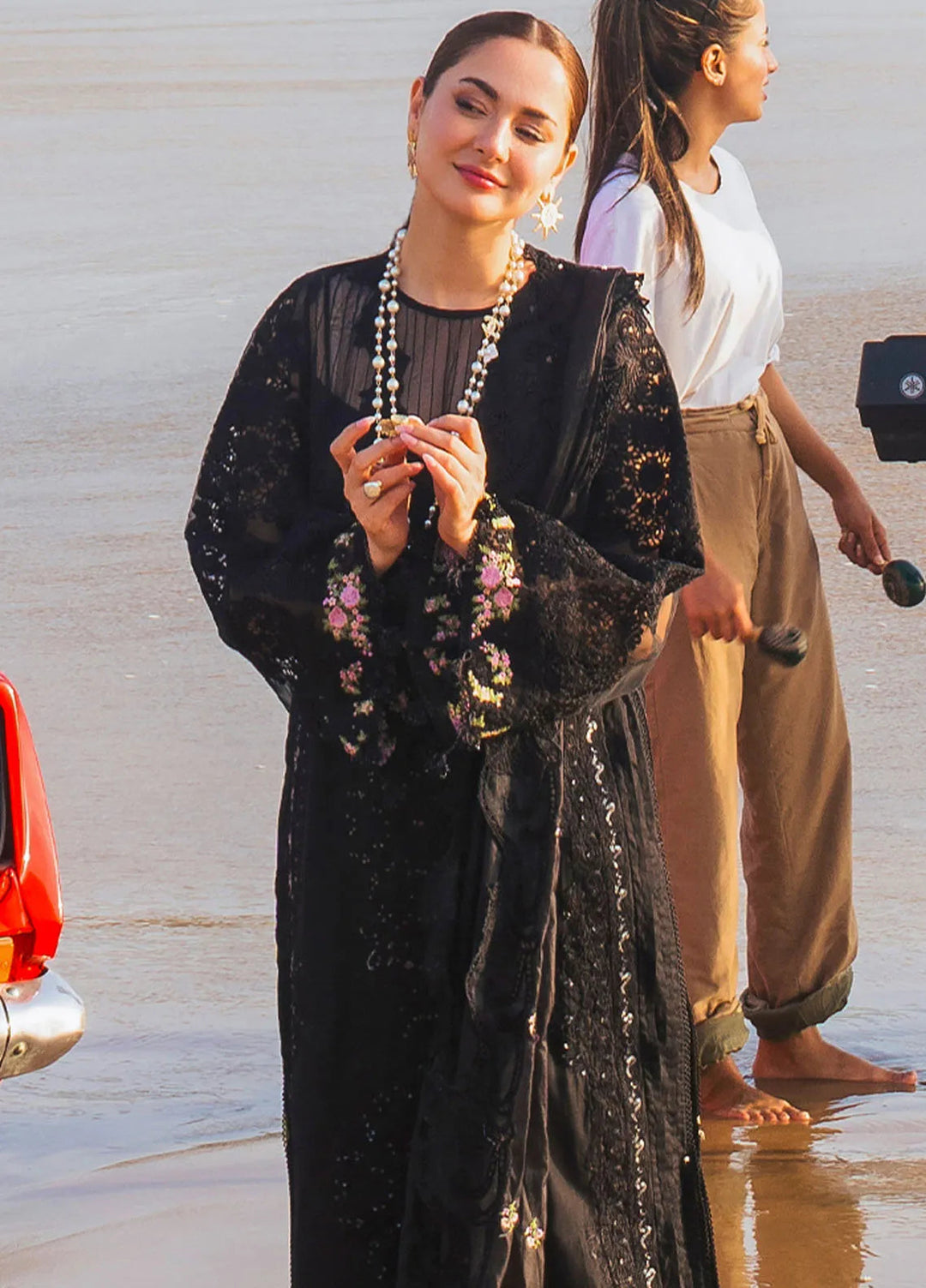 Hai Kuch By Elaf Embroidered Lawn Suit Unstitched 3 Piece EF24HK EHK-1A Mahnoor - Festive Collection