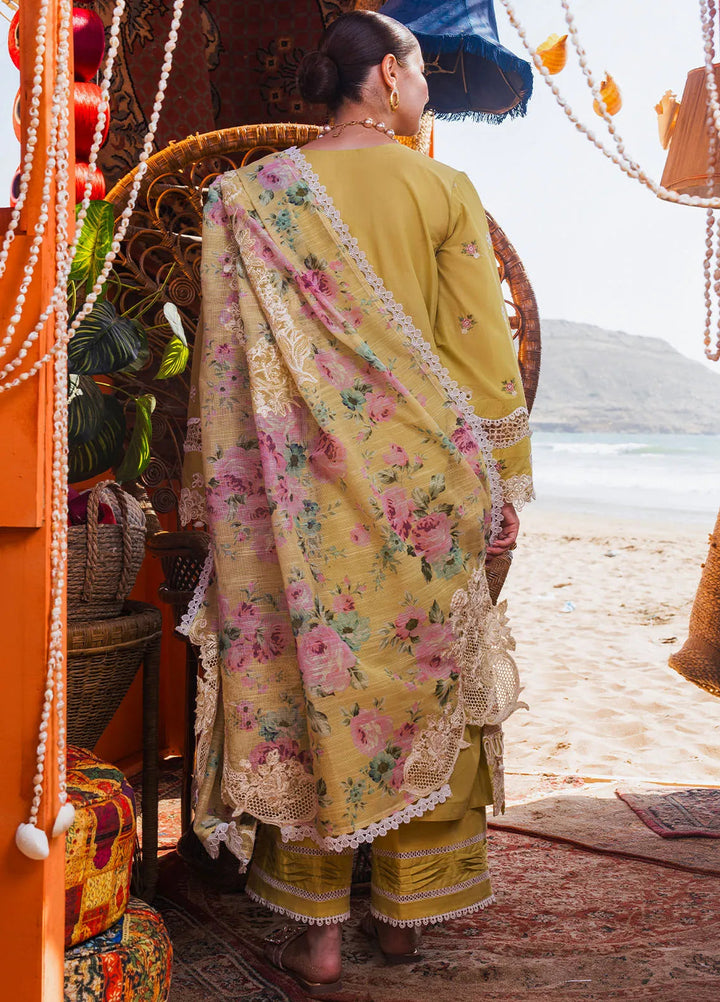 Hai Kuch By Elaf Embroidered Lawn Suit Unstitched 3 Piece EF24HK EHK-2B Nargis - Festive Collection