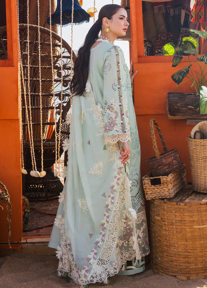 Hai Kuch By Elaf Embroidered Lawn Suit Unstitched 3 Piece EF24HK EHK-3A Mehrma - Festive Collection