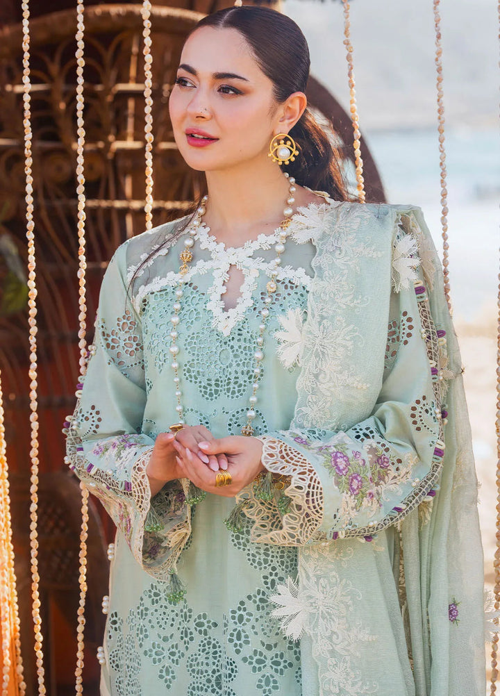 Hai Kuch By Elaf Embroidered Lawn Suit Unstitched 3 Piece EF24HK EHK-3A Mehrma - Festive Collection