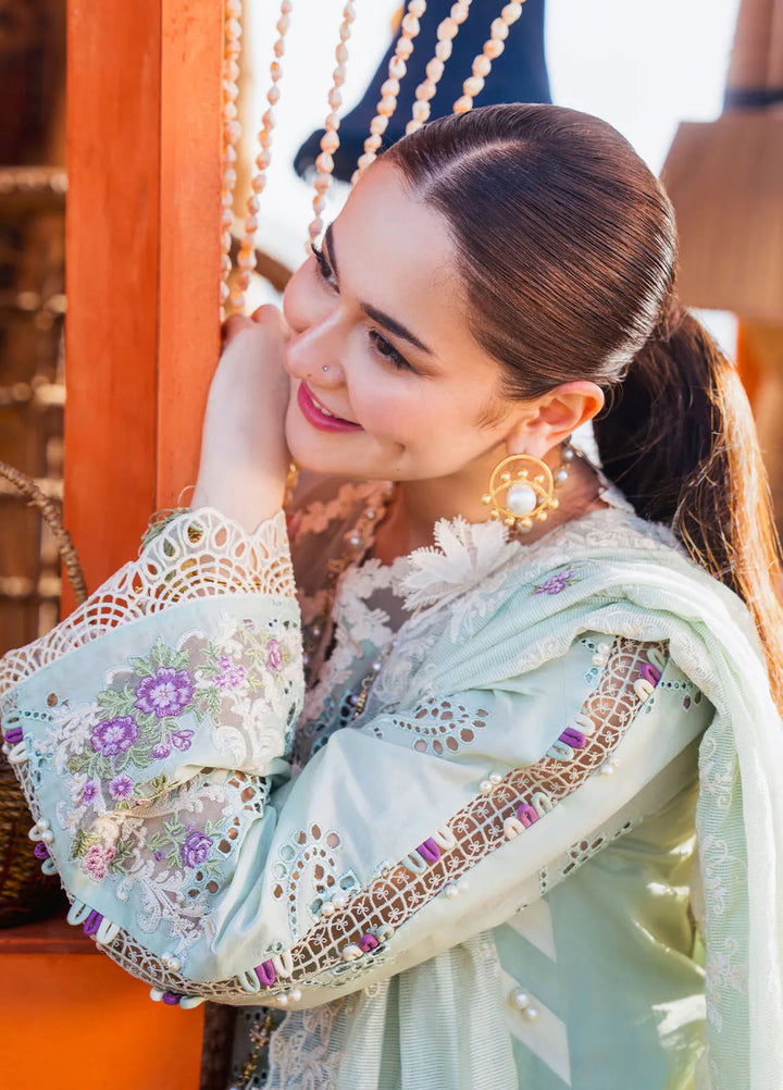 Hai Kuch By Elaf Embroidered Lawn Suit Unstitched 3 Piece EF24HK EHK-3A Mehrma - Festive Collection