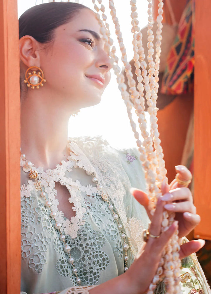 Hai Kuch By Elaf Embroidered Lawn Suit Unstitched 3 Piece EF24HK EHK-3A Mehrma - Festive Collection