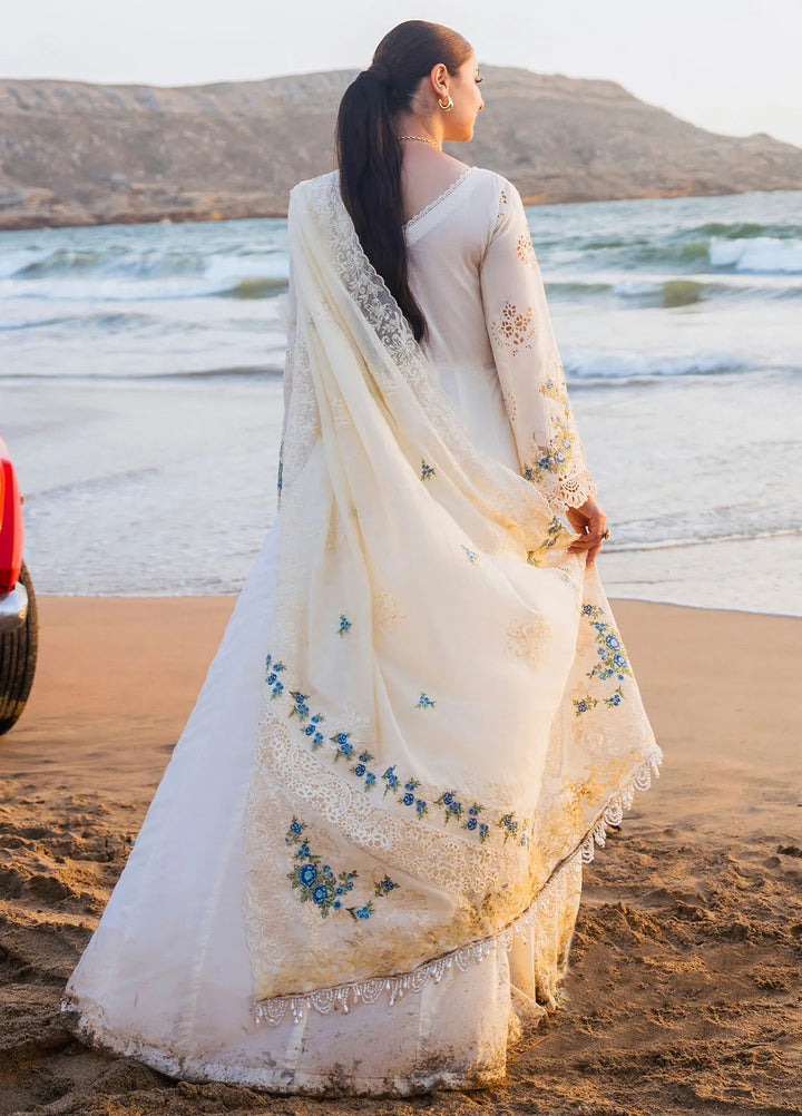 Hai Kuch By Elaf Embroidered Lawn Suit Unstitched 3 Piece EF24HK EHK-3B Ayra - Festive Collection