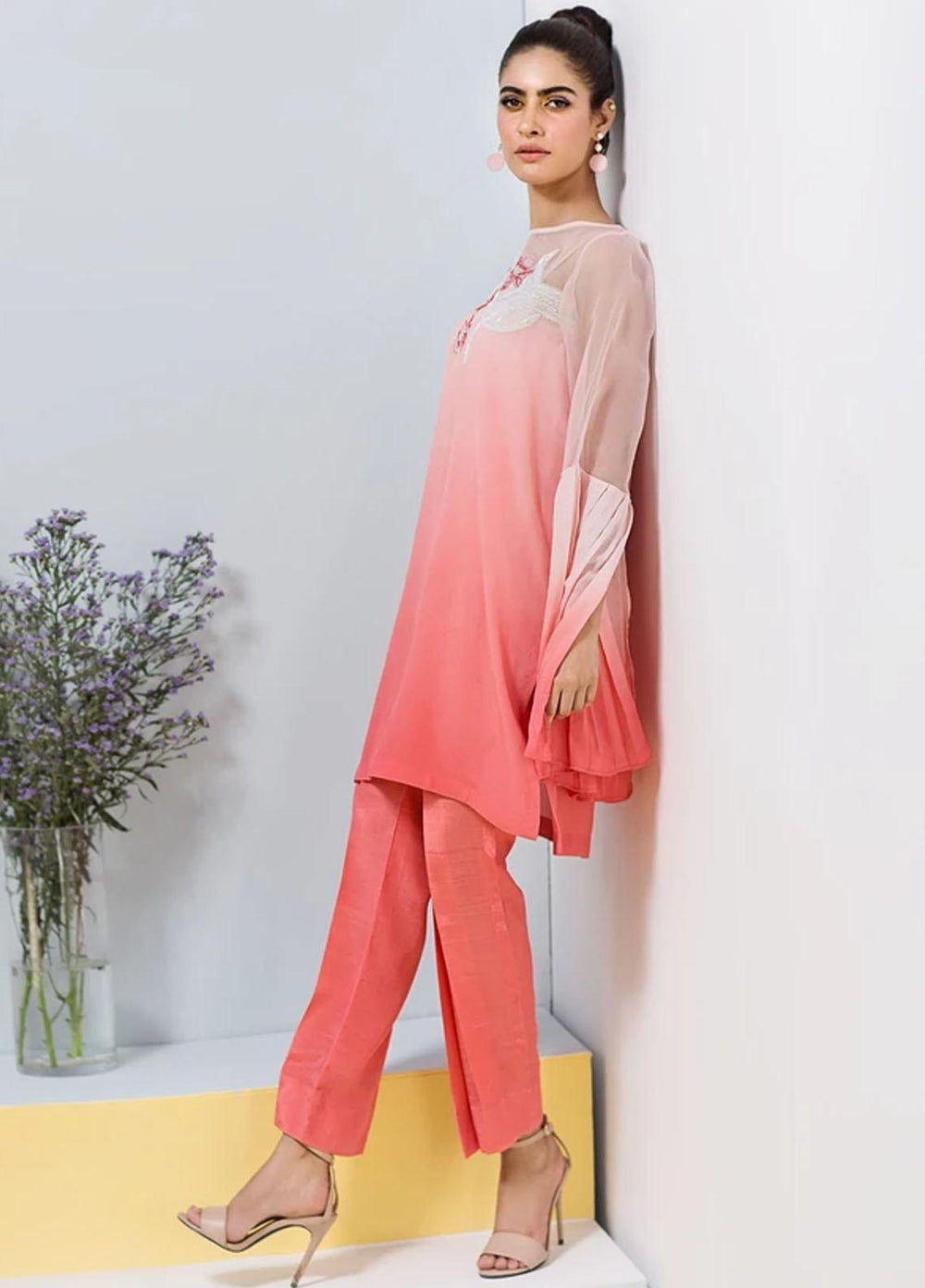 Hana Luxury Pret Embroidered Grip 2 Piece Suit Romance