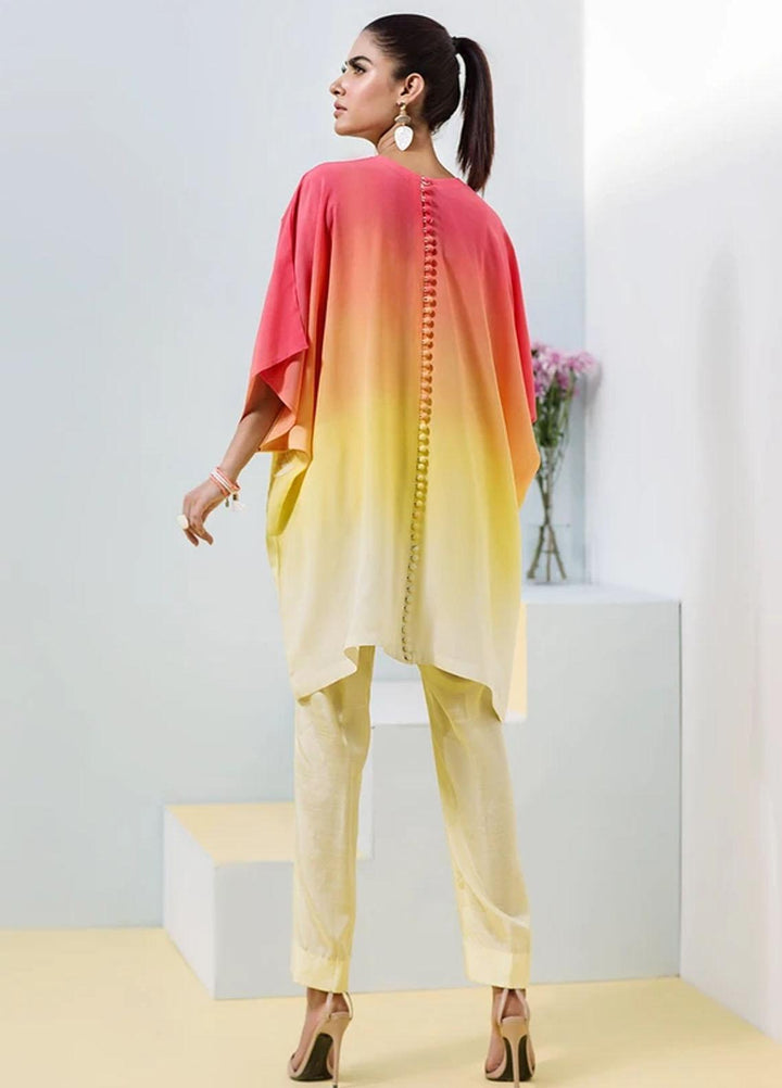 Hana Luxury Pret Embroidered Grip 2 Piece Suit Tahiti Bulb