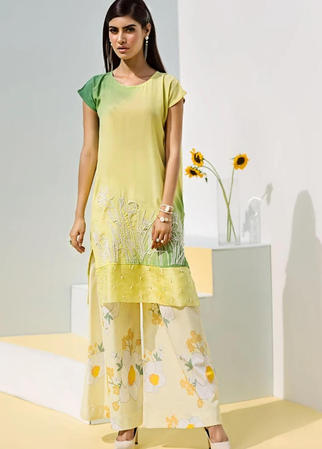 Hana Luxury Pret Embroidered Grip 2 Piece Suit Merry Berry