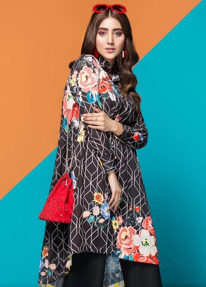 Hana Luxury Pret Embroidered Grip Shirt Geo Flora