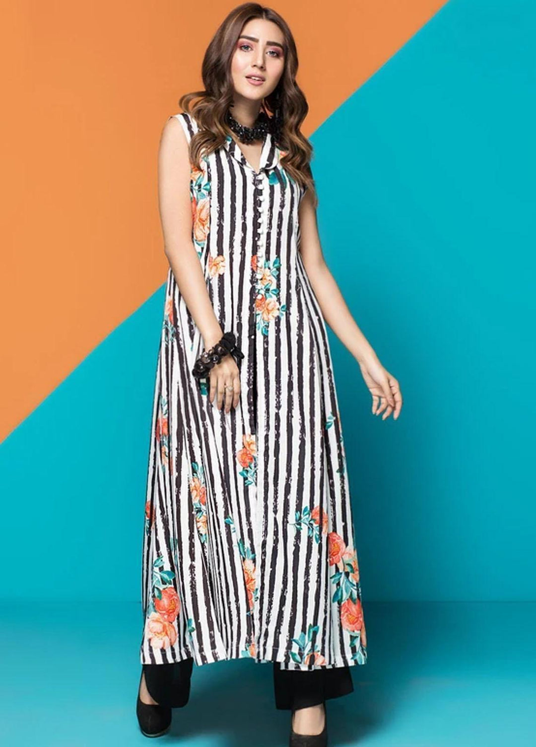 Hana Luxury Pret Embroidered Grip Shirt Rowan Elegance