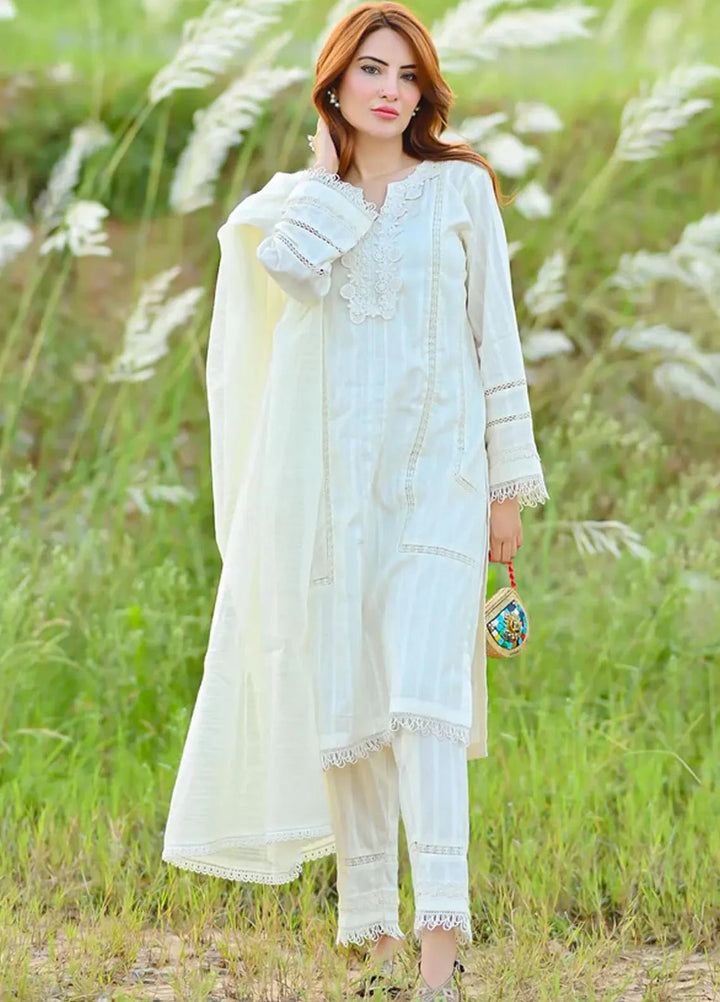 Hana Pret Casual Jacquard 3 Piece Suit Daisy