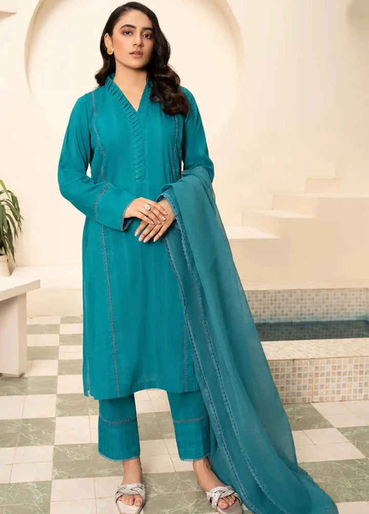 Hana Pret Casual Jacquard 3 Piece Suit Hyaline