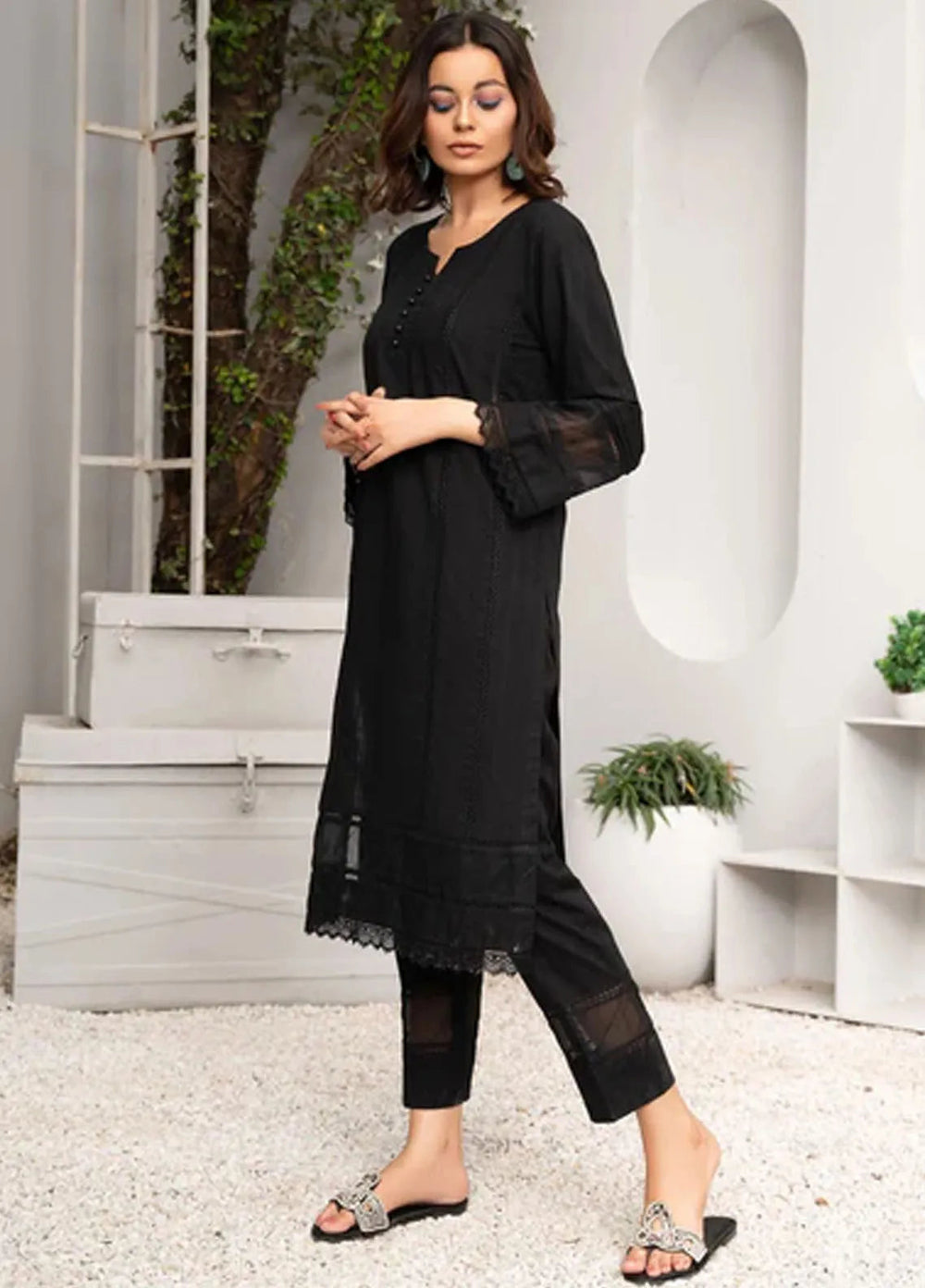 Hana Pret Casual Lawn 2 Piece Suit Mimosa
