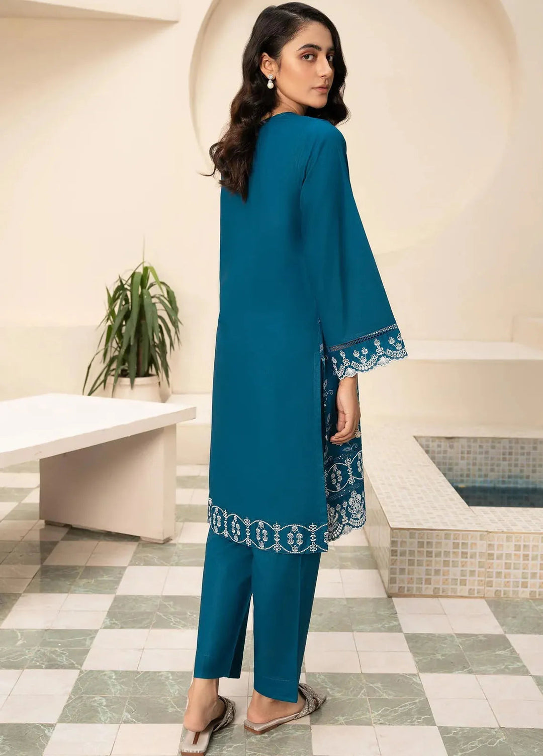 Hana Pret Embroidered Cotton 2 Piece Suit Ella