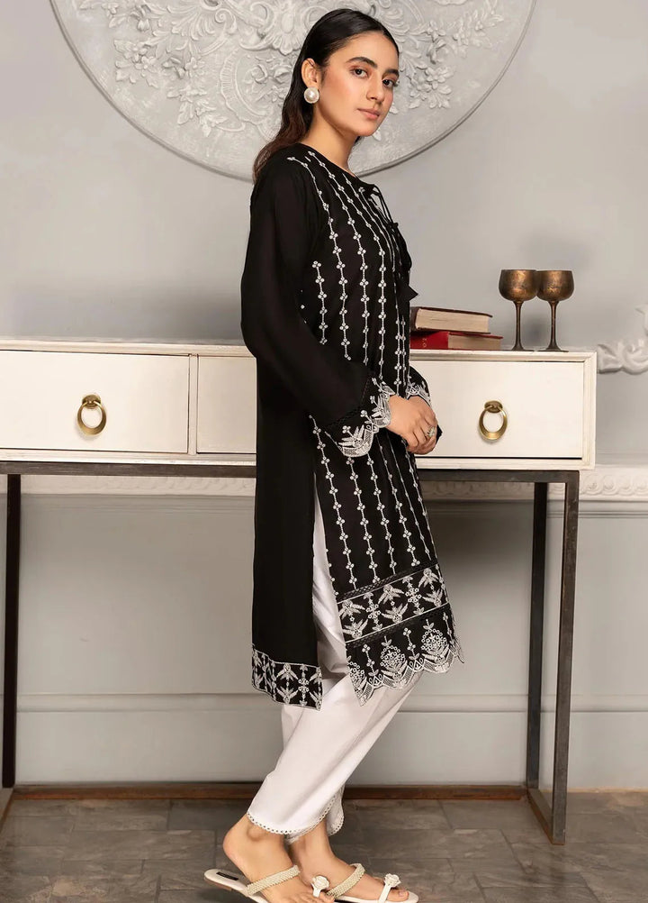 Hana Pret Embroidered Cotton Kurti Jasper