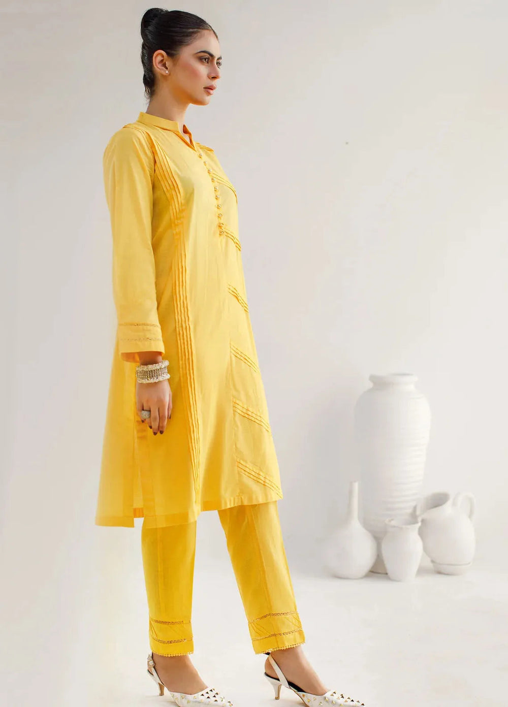 Hana Pret Printed Lawn 2 Piece Suit Sunburst