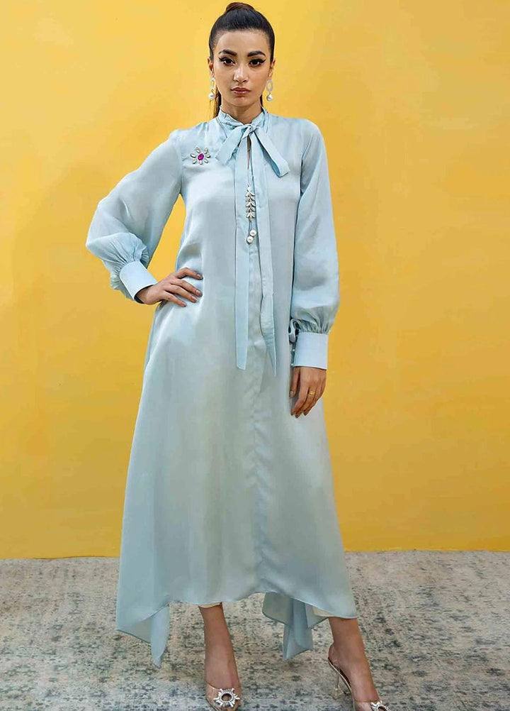 Hana Luxury Pret  Organza Frock Angels light-RAS-010