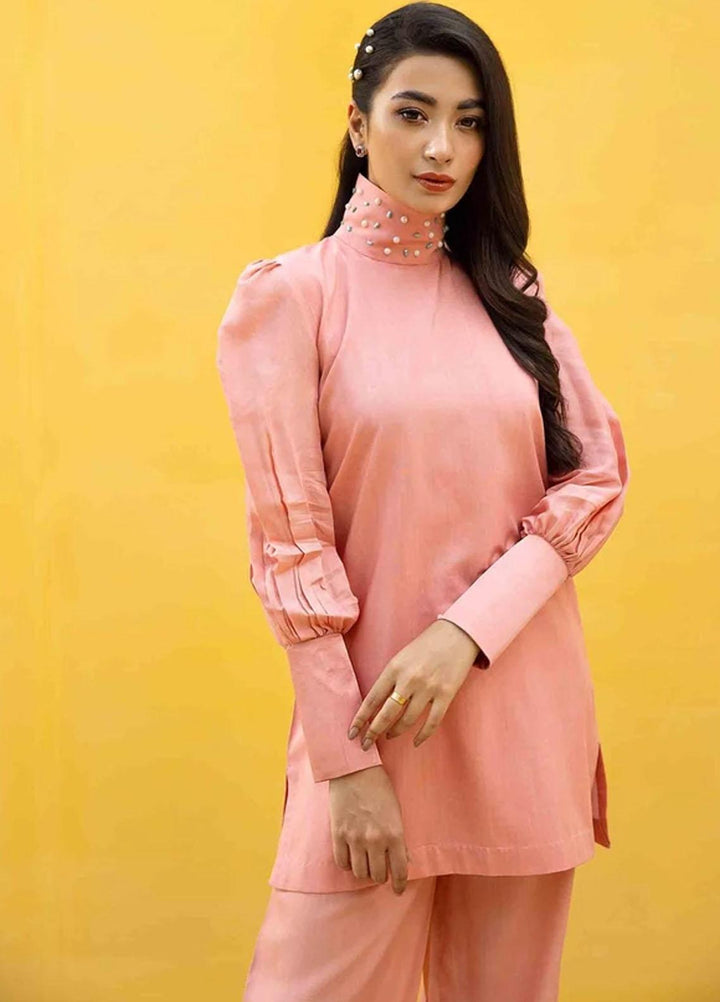 Hana Luxury Pret Embroidered Viscose 2 Piece Dress Ballerina-RAS-003