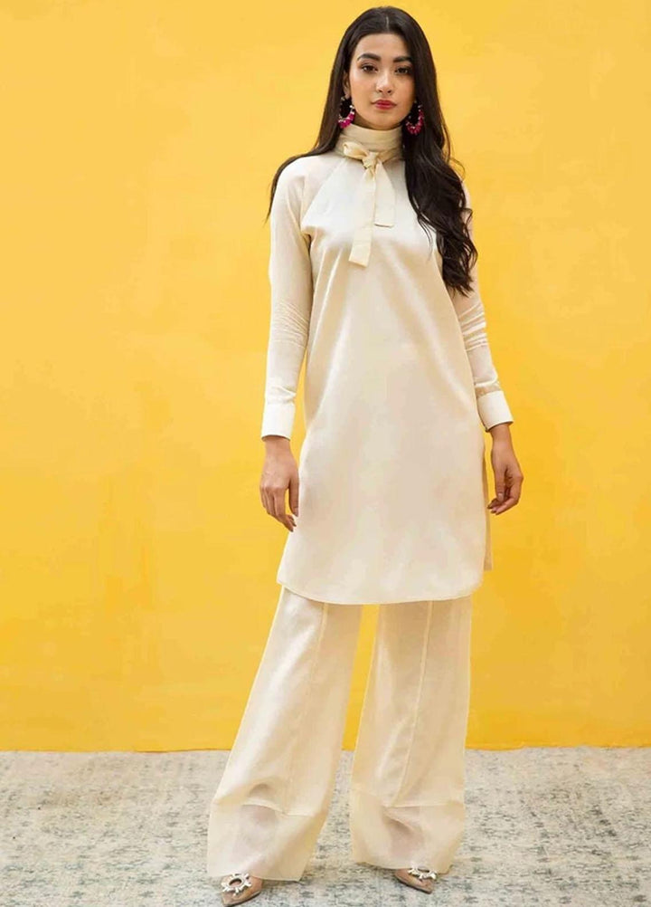 Hana Luxury Pret Embroidered Organza 2 Piece Dress Pearl of wisdom-RAS-006