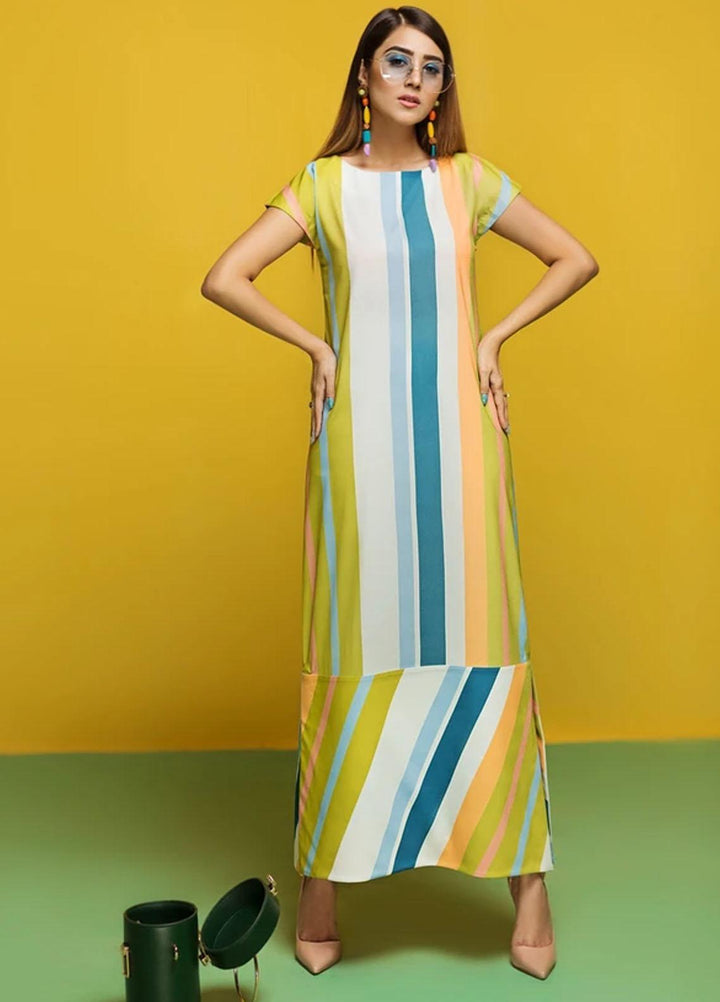 Hana Luxury Pret Embroidered Grip Shirt Stripe Cruise