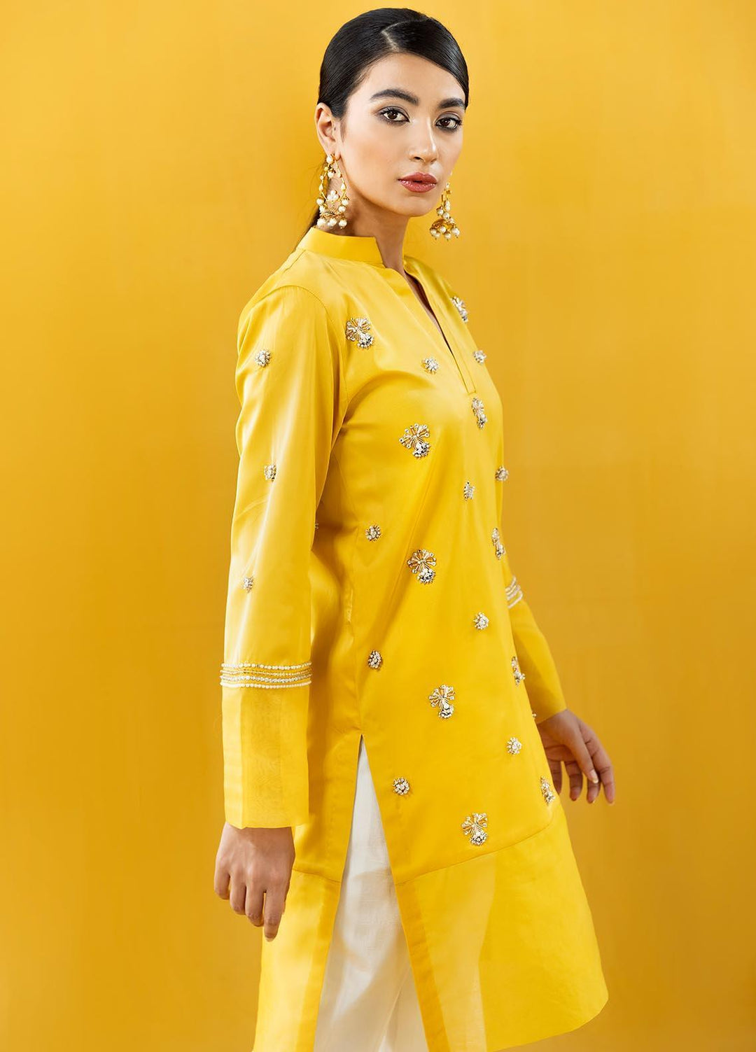Hana Embroidered Organza Stitched 2 Piece Suit Aurora
