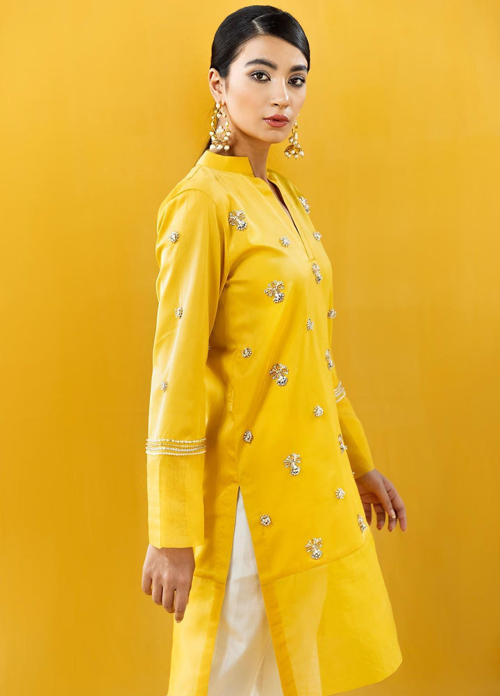 Hana Embroidered Organza Stitched 2 Piece Suit Aurora