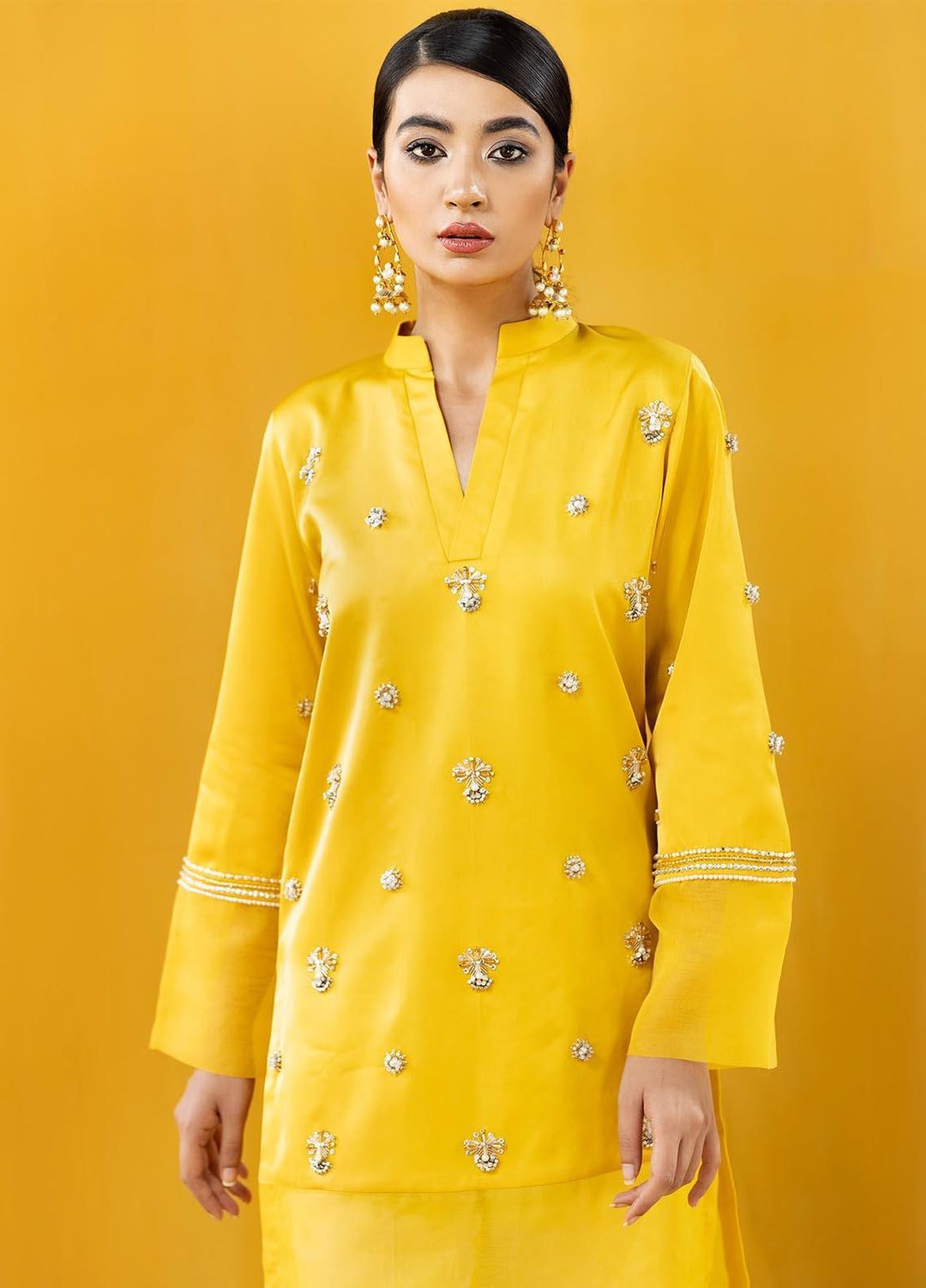 Hana Embroidered Organza Stitched 2 Piece Suit Aurora