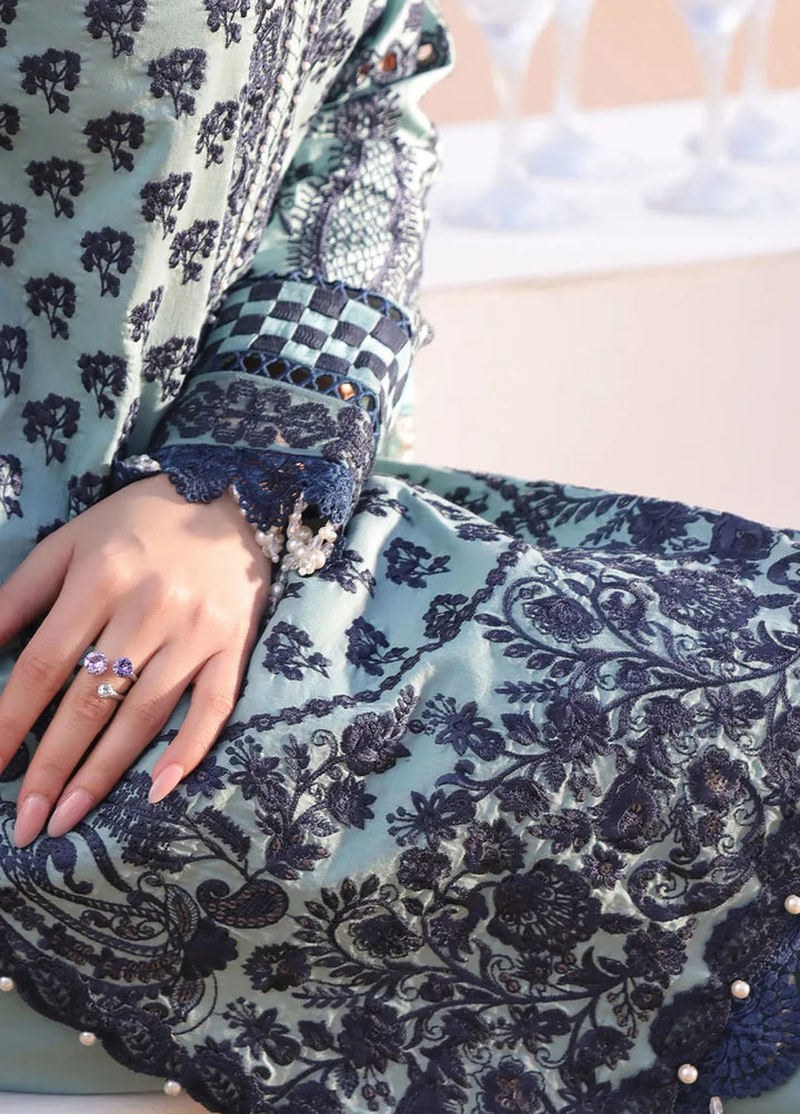 Hania by Imrozia Premium Embroidered Lawn Suits Unstitched 3 Piece IM25HL SL-75 A Parizay - Summer Collection