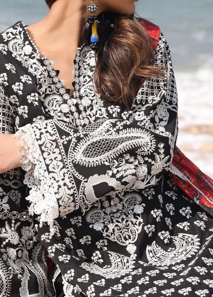 Hania by Imrozia Premium Embroidered Lawn Suits Unstitched 3 Piece IM25HL SL-75 Anoud - Summer Collection