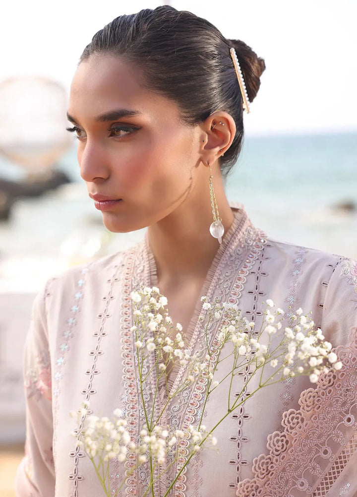 Hania by Imrozia Premium Embroidered Lawn Suits Unstitched 3 Piece IM25HL SL-79 Kiswa - Summer Collection