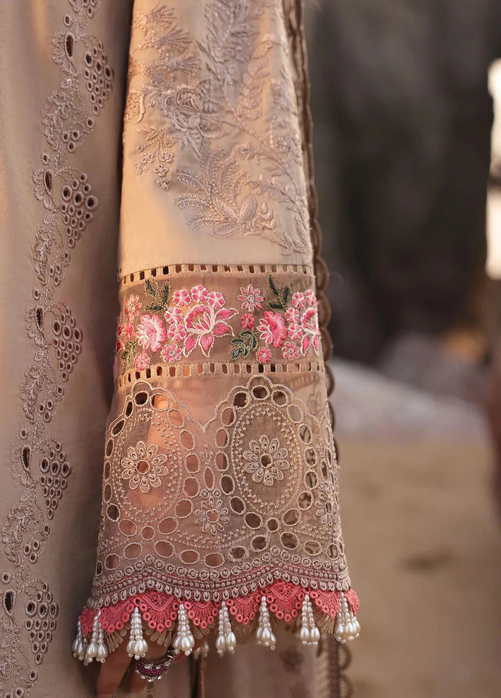 Hania by Imrozia Premium Embroidered Lawn Suits Unstitched 3 Piece IM25HL SL-81 Alyana - Summer Collection