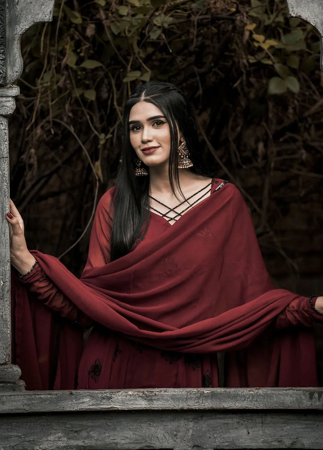 Hanim Pret Embroidered Chiffon 2 Piece Suit Dastaan