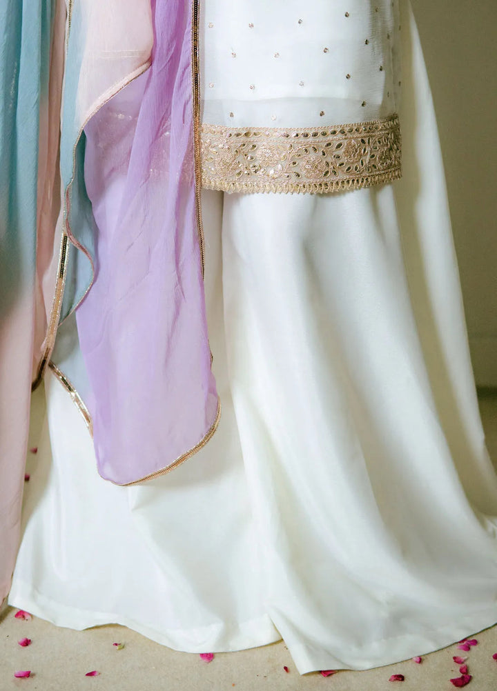 Hanim Pret Embroidered Chiffon 3 Piece Suit Chandani