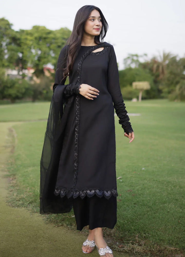 Hanim Pret Plain Georget 3 Piece Suit Sofia