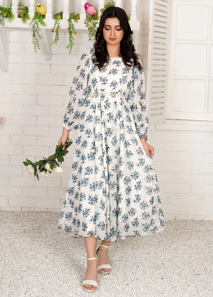 Hanim Pret Printed Chiffon 2 Piece Suit Petal grace