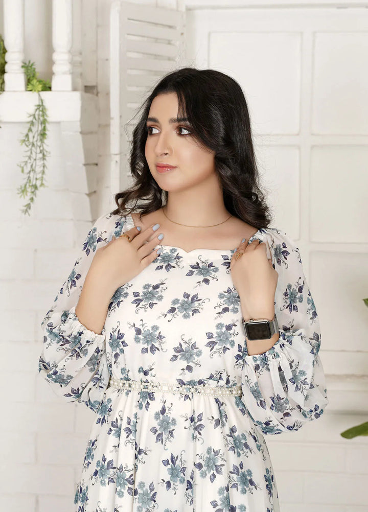 Hanim Pret Printed Chiffon 2 Piece Suit Petal grace