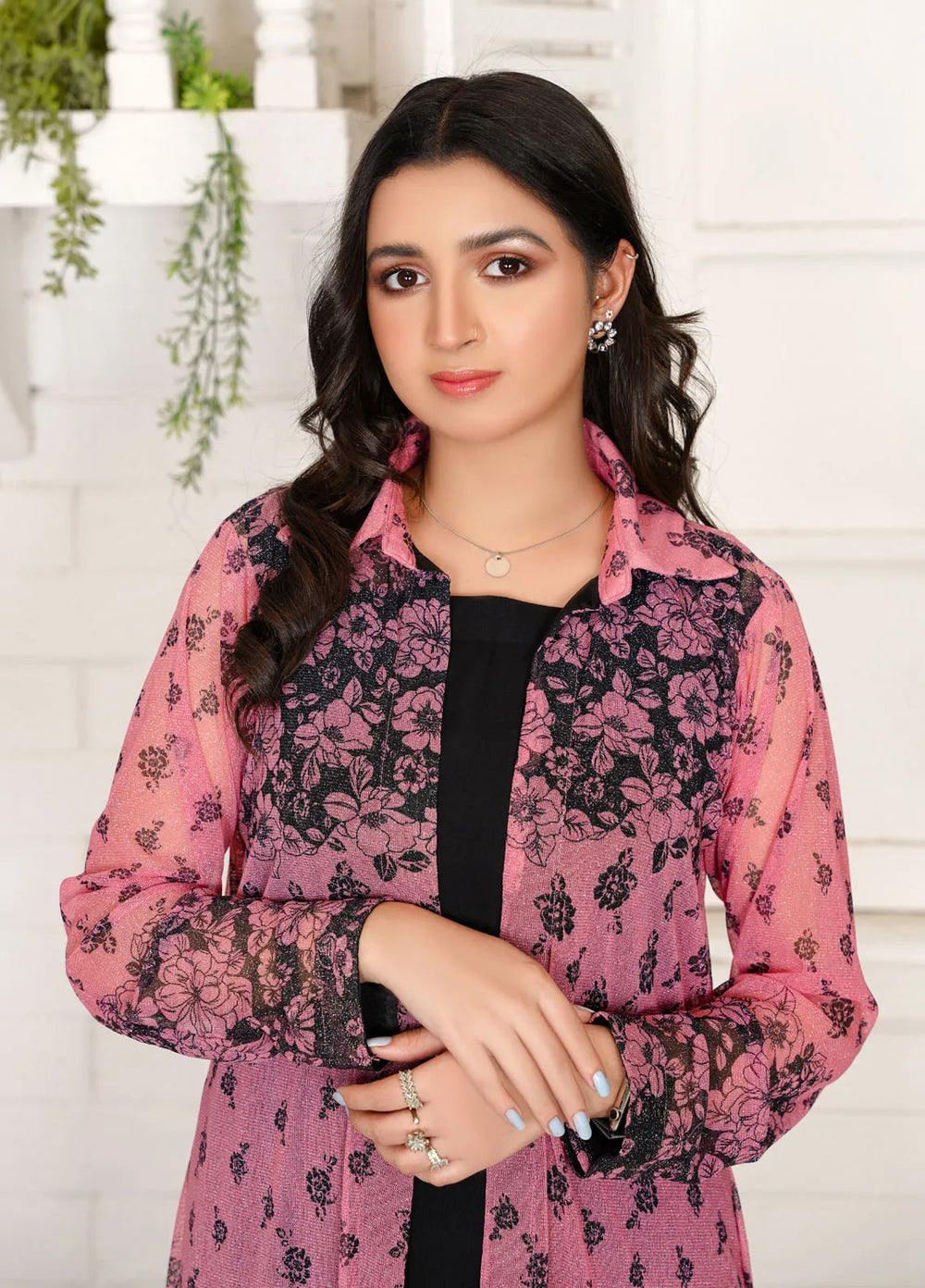 Hanim Pret Printed Linen 3 Piece Suit Celestial Spark