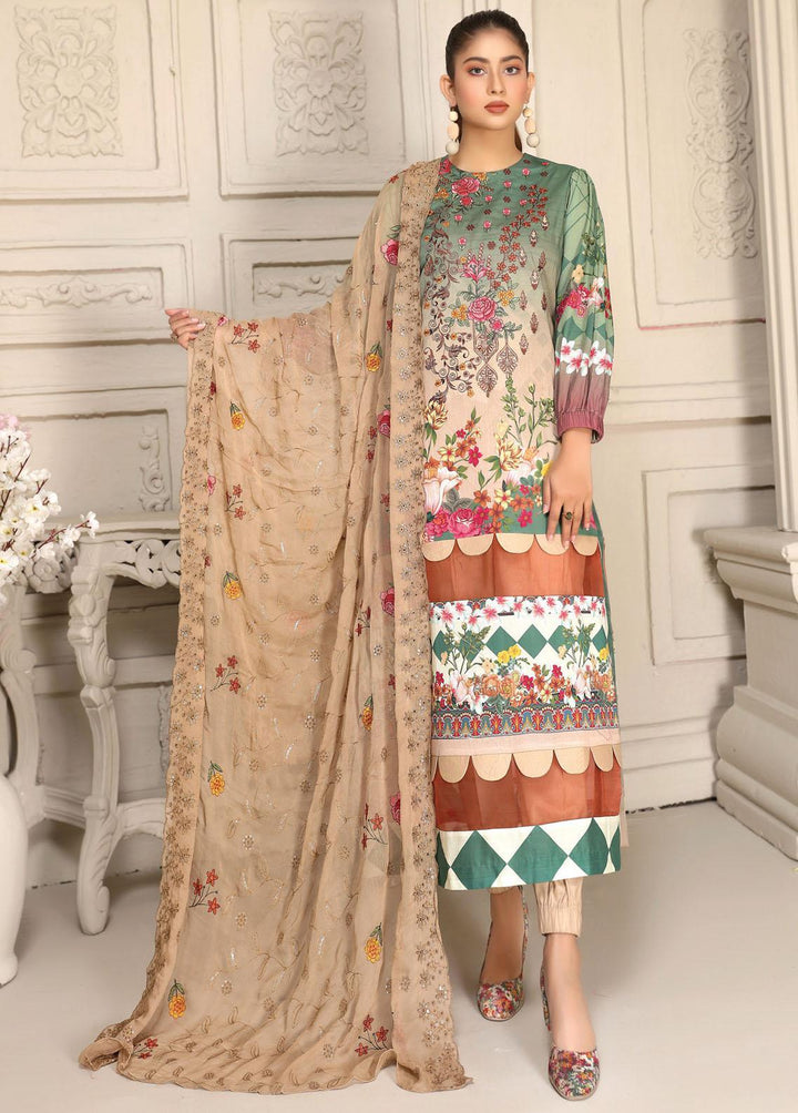 Haniya By Aalaya Embroidered Lawn Suits Unstitched 3 Piece ALY22L 10 - Summer Collection