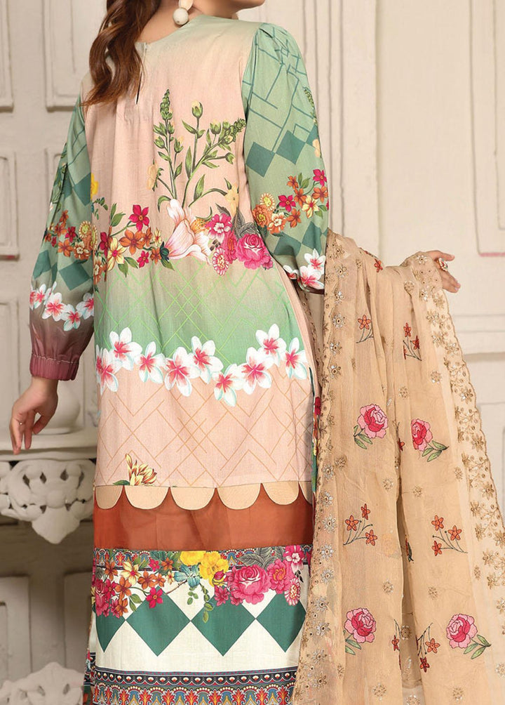 Haniya By Aalaya Embroidered Lawn Suits Unstitched 3 Piece ALY22L 10 - Summer Collection