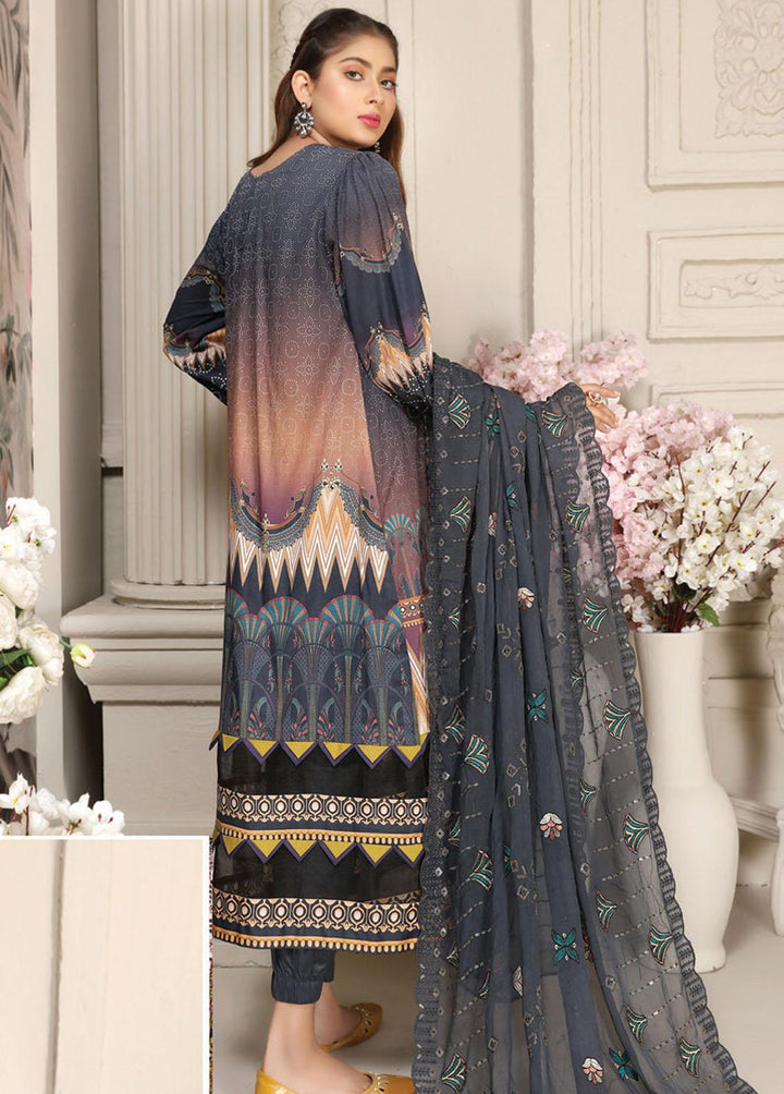 Haniya By Aalaya Embroidered Lawn Suits Unstitched 3 Piece ALY22L 02 - Summer Collection