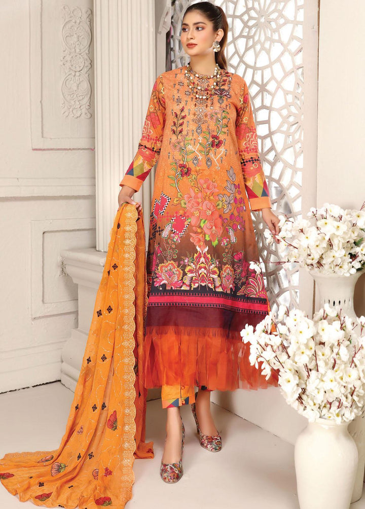 Haniya By Aalaya Embroidered Lawn Suits Unstitched 3 Piece ALY22L 03 - Summer Collection