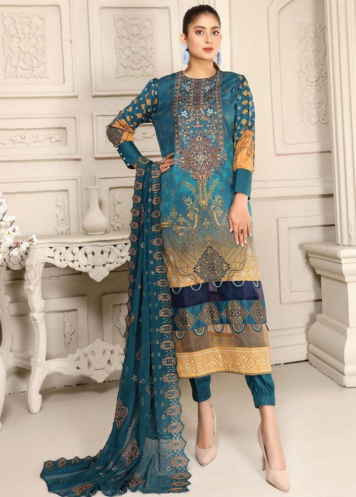 Haniya By Aalaya Embroidered Lawn Suits Unstitched 3 Piece ALY22L 04 - Summer Collection