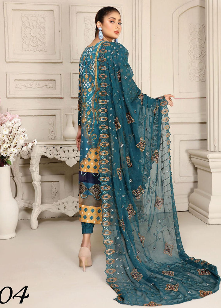 Haniya By Aalaya Embroidered Lawn Suits Unstitched 3 Piece ALY22L 04 - Summer Collection