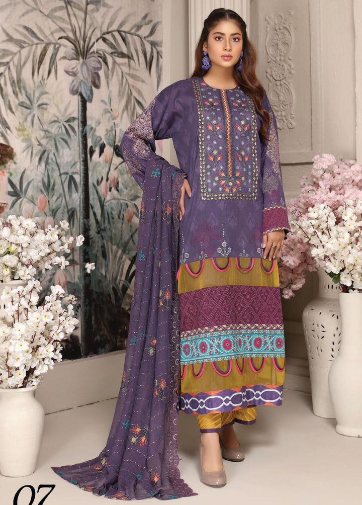 Haniya By Aalaya Embroidered Lawn Suits Unstitched 3 Piece ALY22L 07 - Summer Collection