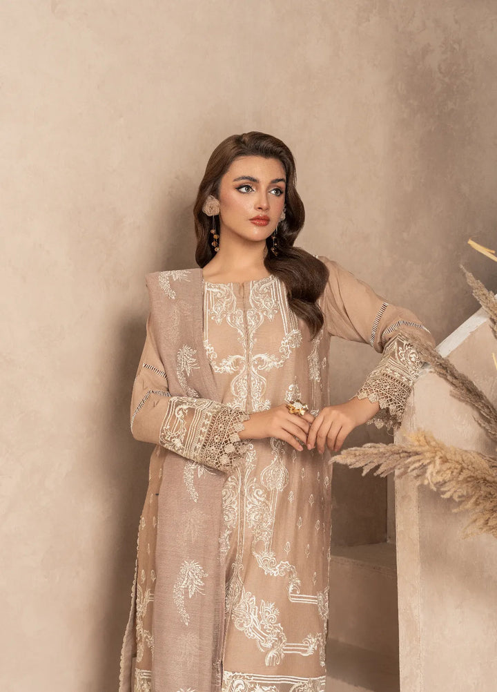 Haniya Mahnoor Pret Embroidered Lawn 3 Piece Suit Grace