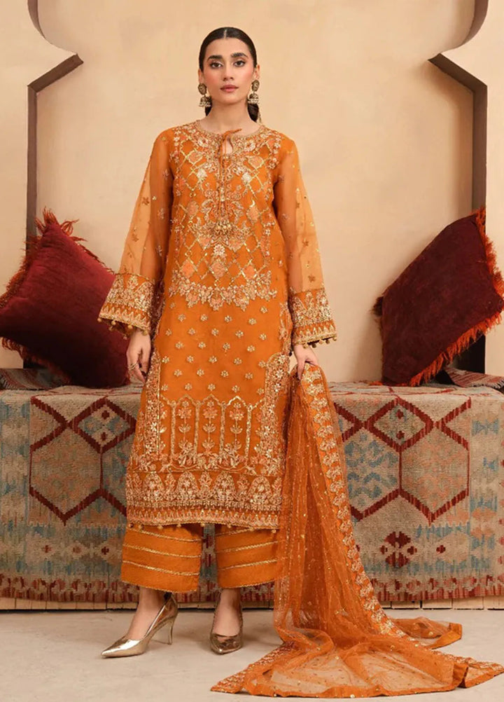 Haniya Mahnoor Pret Embroidered Organza 3 Piece Arwa