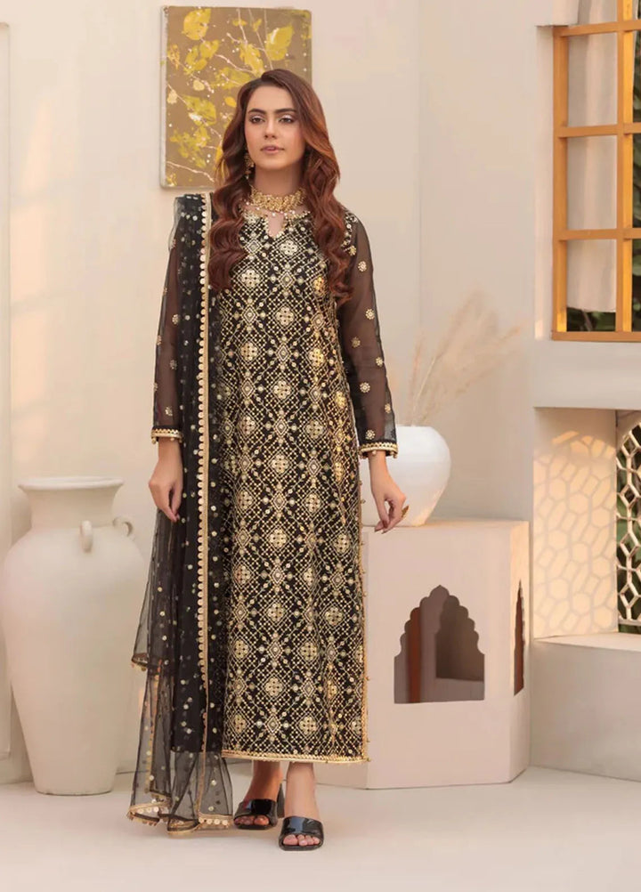 Haniya Mahnoor Pret Embroidered Organza 3 Piece Maheen