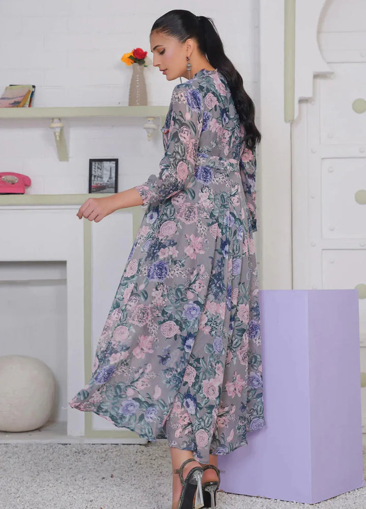 Hareem Fatima Pret Printed Chiffon 1 Piece Floral Comfort Maxi