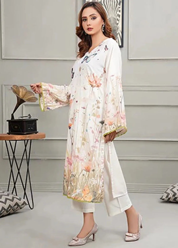 Hareem Fatima Pret Printed Lawn 2 Piece Suit Charming Meadows