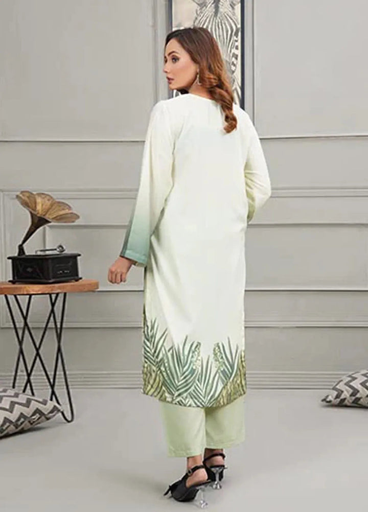 Hareem Fatima Pret Printed Lawn 2 Piece Suit Emerald Bliss