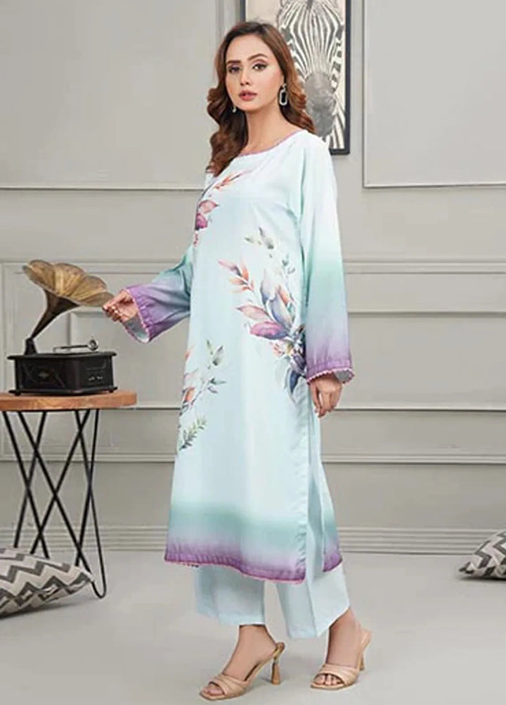 Hareem Fatima Pret Printed Lawn 2 Piece Suit Serene Garden