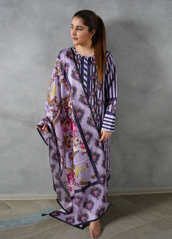 Heritage Hues by Madiha Gohar Pret Printed Crepe Lawn 3 Piece Suit Elara